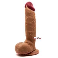 Erofoni LS-049 Ultra Süper Realistik 24 CM Vantuzlu Süper Gerçekçi Kalın Yapay Dildo Penis