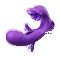 Erofoni LS-0498 Otomatik Dil Hareketli Klitoris Emici 3 Motorlu Usb Şarjlı 20 CM Su Geçirmez Teknolojik Titreşimli Vibratör
