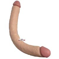Erofoni LS-052 Ultra Süper Realistik 46 CM Çift Taraflı Ve Çift Başlı Yapay Gerçekçi Dildo Penis