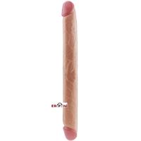 Erofoni LS-052 Ultra Süper Realistik 46 CM Çift Taraflı Ve Çift Başlı Yapay Gerçekçi Dildo Penis