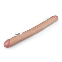 Erofoni LS-052 Ultra Süper Realistik 46 CM Çift Taraflı Ve Çift Başlı Yapay Gerçekçi Dildo Penis