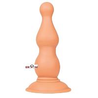 Erofoni LS-063 Boğumlu 16 CM Süper Realistik Vantuzlu Anal Gevşetici Alıştırıcı Tıkaç Plug