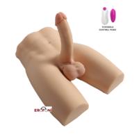 Erofoni LS-0716 Büyük Boy 35 Cm 5 KG Realistik 17 Cm Yapay Dildo Penisli Titreşimli 2 Işlevli Anüslü Erkek Kalça