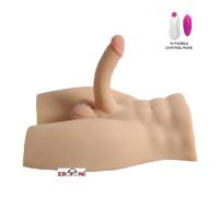 Erofoni LS-0716 Büyük Boy 35 Cm 5 KG Realistik 17 Cm Yapay Dildo Penisli Titreşimli 2 Işlevli Anüslü Erkek Kalça