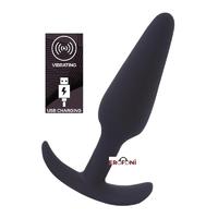 Erofoni LS-12005 Usb Şarjlı Teknolojik 10 Hız Titreşimli 10 Cm Medikal Silikon Anal Açıcı Gevşetici Alıştırıcı Plug