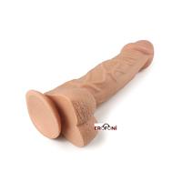 Erofoni LS-130 Süper Realistik 21 CM Vantuzlu Gerçekçi Damarlı Yapay Dildo Penis