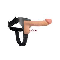 Erofoni LS-154-K605 Ultra Süper Realistik 20 CM Belden Bağlamalı Dildo Takma Strapon Penis