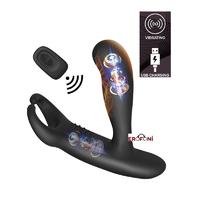 Erofoni LS-17059 Uzaktan Kumandalı Çift Motorlu 22 Adet Titreşim Erkeklere Özel Usb Şarjlı Anal Prostat Masaj Vibratörü