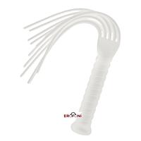 Erofoni LS-17073-BEYAZ Profesyonel Beyaz 40 Cm Silikon Fetiş Kamçı Kırbaç