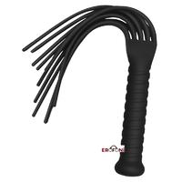 Erofoni LS-17073-SİYAH Profesyonel Siyah 40 Cm Silikon Fetiş Kamçı Kırbaç