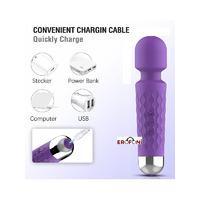 Erofoni LS-18010 Usb Şarjlı 19 Cm Teknolojik 20 Mod Titreşimli 8 Hız Modlu Erotik Masaj Vibratörü