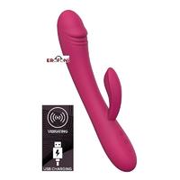 Erofoni LS-18020 Usb Şarjlı 21 Cm Çift Motorlu Teknolojik 10 Hız Titreşimli Uyarıcılı Süper Rabbit Tavşan Vibratör 