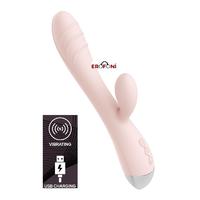 Erofoni LS-18025 Usb Şarjlı 20 CM Çift Motorlu Teknolojik 10 Hız Titreşimli Uyarıcılı White Rabbit Tavşan Vibratör