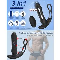 Erofoni LS-22056 Otomatik İleri Geri Hareketli Uzaktan Kumandalı Usb Şarjlı 13 CM Teknolojik Titreşimli Anal Vibratör