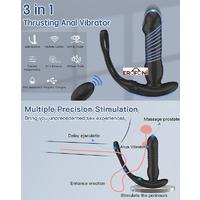 Erofoni LS-22056 Otomatik İleri Geri Hareketli Uzaktan Kumandalı Usb Şarjlı 13 CM Teknolojik Titreşimli Anal Vibratör