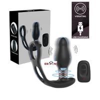 Erofoni LS-23038 Uzaktan Kumandalı Usb Şarjlı Otomatik 360 Derece Dönüş Hareketli Çift Motorlu Teknolojik Anal Vibratör