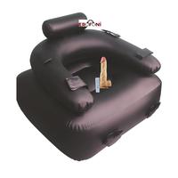 Erofoni LS-2312 Süper Realistik Penisli Şişme Fantazi Koltuk 18 CM Titreşimli Vantuzlu Vibratör Penis