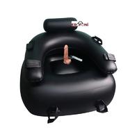 Erofoni LS-2312 Süper Realistik Penisli Şişme Fantazi Koltuk 18 CM Titreşimli Vantuzlu Vibratör Penis