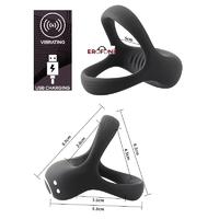 Erofoni LS-24023 Usb Şarjlı 10 Adet Süper Güçlü Teknolojik Titreşimli Medikal Silikon Penis Halkası