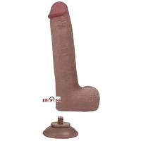Erofoni LS-310003 Süper Realistik Kayan Derili 20.9 CM Çift Katmanlı Vantuzlu Yapay Dildo Penis