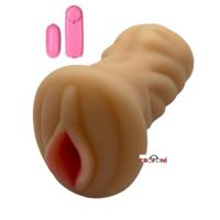 Erofoni LS-4026 Ultra Süper Realistik Titreşimli 14 CM Yapay Suni Vajina Mastürbatör