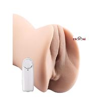Erofoni LS-4115 Özel Tasarım 16 CM Titreşimli 2 İşlevli Realistik Yapay Suni Vajina Anüs Mastürbatör