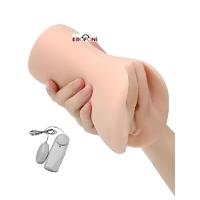 Erofoni LS-4115 Özel Tasarım 16 CM Titreşimli 2 İşlevli Realistik Yapay Suni Vajina Anüs Mastürbatör