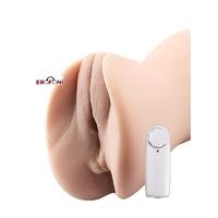 Erofoni LS-4115 Özel Tasarım 16 CM Titreşimli 2 İşlevli Realistik Yapay Suni Vajina Anüs Mastürbatör