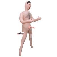 Erofoni LS-8378 3D Dolgu Yüz Titreşimli Süper 18 CM Penis ve Anüslü 3 İşlevli Şişme Bebek Erkek Manken