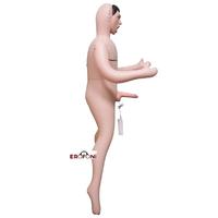 Erofoni LS-8378 3D Dolgu Yüz Titreşimli Süper 18 CM Penis ve Anüslü 3 İşlevli Şişme Bebek Erkek Manken