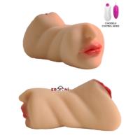 Erofoni LS-9016 Ultra Süper Realistik 3 İşlevli Titreşimli Yapay Suni Vajina Anüs Ağız Mastürbatör
