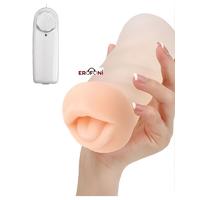Erofoni LS-C4002 Süper Realistik Titreşimli 16 CM Gerçekçi Suni Ağız Oral Mastürbatör