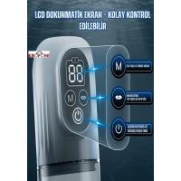 Erofoni LS-K0201 Pro Sulu & Susuz Kullanılabilen Otomatik Yüksek Basınçlı Ayarlı Emişli Vakum Penis Pompası