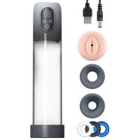 Erofoni LS-K0201 Pro Sulu & Susuz Kullanılabilen Otomatik Yüksek Basınçlı Ayarlı Emişli Vakum Penis Pompası