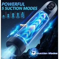 Erofoni LS-K0201 Pro Sulu & Susuz Kullanılabilen Otomatik Yüksek Basınçlı Ayarlı Emişli Vakum Penis Pompası