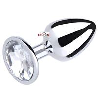 Erofoni LS-KO-P001 Paslanmaz Süper Aliminyum Alaşımlı 7 CM Çelik Metal Gümüş Anal Alıştırıcı Genişletici Small Plug