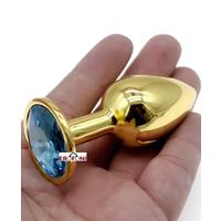Erofoni LS-KO-P003 Paslanmaz Süper Aliminyum Alaşım 7 CM Çelik Metal Gold Anal Alıştırıcı Genişletici Small Plug