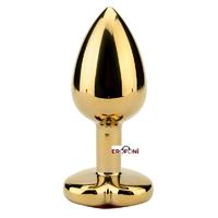 Erofoni LS-KO-P003 Paslanmaz Süper Aliminyum Alaşım 7 CM Çelik Metal Gold Anal Alıştırıcı Genişletici Small Plug