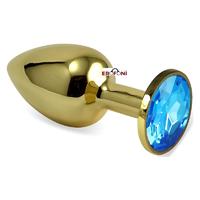 Erofoni LS-KO-P003 Paslanmaz Süper Aliminyum Alaşım 7 CM Çelik Metal Gold Anal Alıştırıcı Genişletici Small Plug