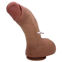 Erofoni LS-M169 Özel Seri Çift Katmanlı 28 CM Kalın Premium 3D Ultra Süper Realistik Dev Dildo Penis