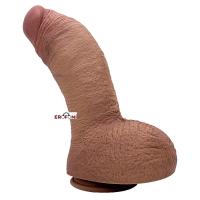 Erofoni LS-M169 Özel Seri Çift Katmanlı 28 CM Kalın Premium 3D Ultra Süper Realistik Dev Dildo Penis