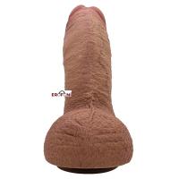 Erofoni LS-M169 Özel Seri Çift Katmanlı 28 CM Kalın Premium 3D Ultra Süper Realistik Dev Dildo Penis