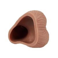 Erofoni LS-ZT-105 Çift Katmanlı İçi Boş 16 CM Ultra Süper Realistik Medikal Silikon Penis Kılıfı