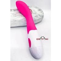 Erofoni Medikal Silikon 30 Adet Fonksiyonel Titreşimli 18 CM G Noktası Özel Tasarım Teknolojik Vibratör