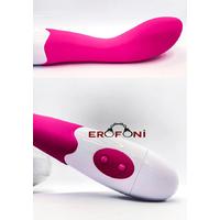 Erofoni Medikal Silikon 30 Adet Fonksiyonel Titreşimli 18 CM G Noktası Özel Tasarım Teknolojik Vibratör