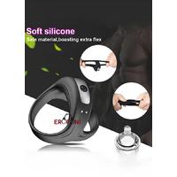 Erofoni N-303301 Usb Şarjlı 10 Mod Titreşimli Medikal Silikon Teknolojik Su Geçirmez Kaliteli Penis Halkası