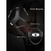 Erofoni N-303301 Usb Şarjlı 10 Mod Titreşimli Medikal Silikon Teknolojik Su Geçirmez Kaliteli Penis Halkası