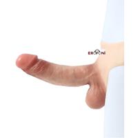 Erofoni LS-W1013 Premium Giyilebilir 21 CM Ultra Süper Realistik İçi Boş Model Belden Bağlamalı Dildo Penis