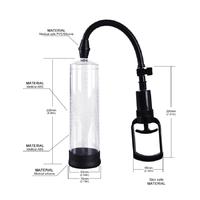 Erofoni S-274002 Yeni Nesil Dayanıklı Güçlü Tetik Mekanizma 24 Cm Kaliteli Şeffaf Vakumlu Penis Pompası