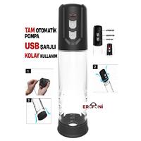 Erofoni S-274012 Otomatik Vakumlu 27 CM Type-C Şarjlı Yüksek Performans Odaklı Çift Mod Penis Pompası
